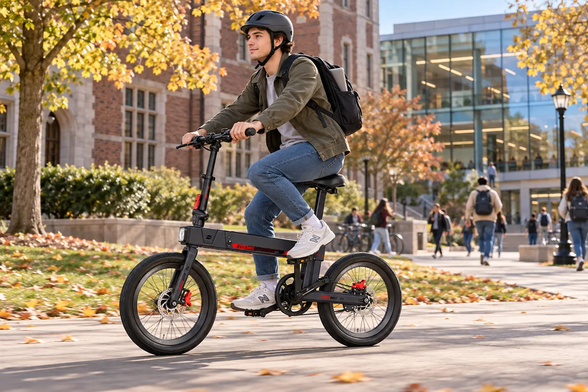 Folding E-Bikes for College Students