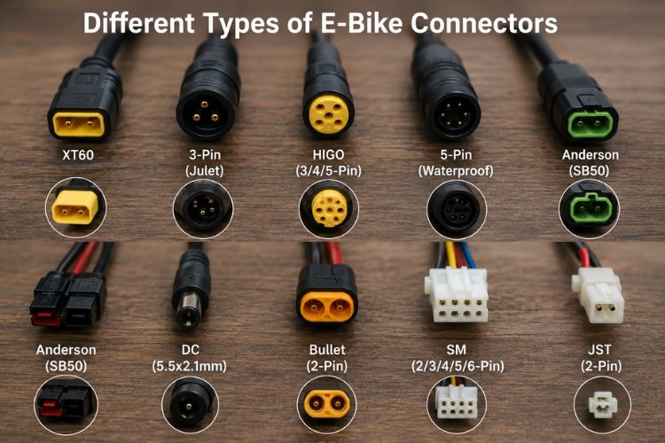 What Are the Different Types of E-Bike Connectors